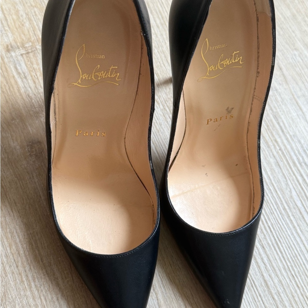Christian Louboutin Black Stiletto Heels - Picture 6 of 6